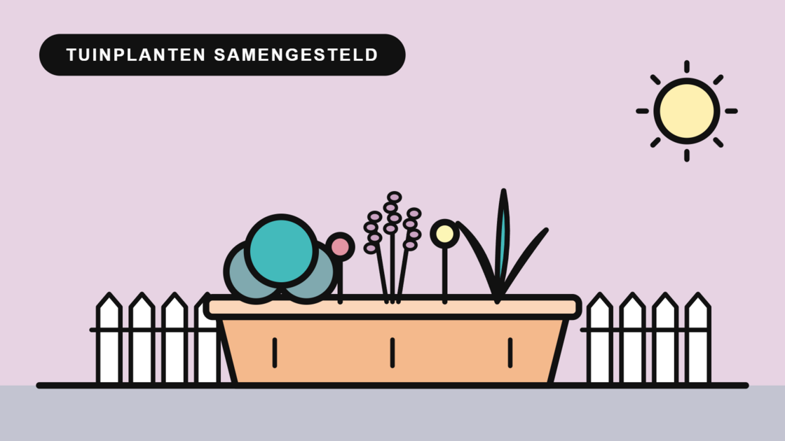 Tuinplanten samengesteld